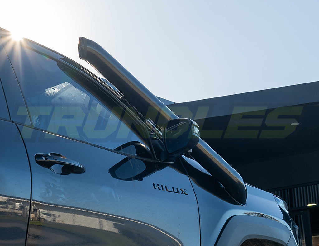 Trundles 4" Stainless Snorkel Short Entry to suit Toyota Hilux N90 2025-Onwards