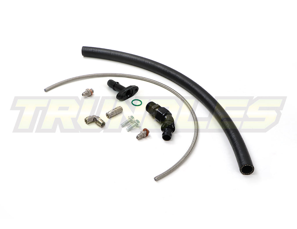 Trundles Oil Feed & Drain Kit to suit Nissan TD42 Black Top Engines