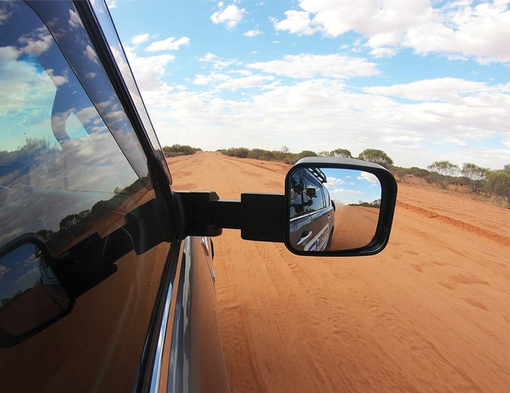 MSA 4X4 Towing Mirrors to suit Landcruiser 70-79 Series 1984-Current