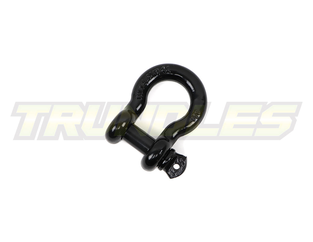 Trundles Black Bow Shackle - 3.25T