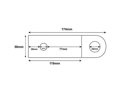 Trundles Rear Recovery Tow Hitch