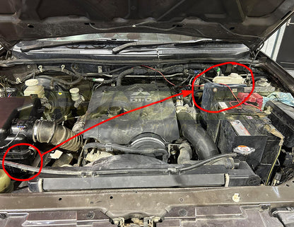 Trundles Coolant Reservoir Relocation Bracket to suit Mitsubishi Triton MN/ML & Challenger 2006-2015