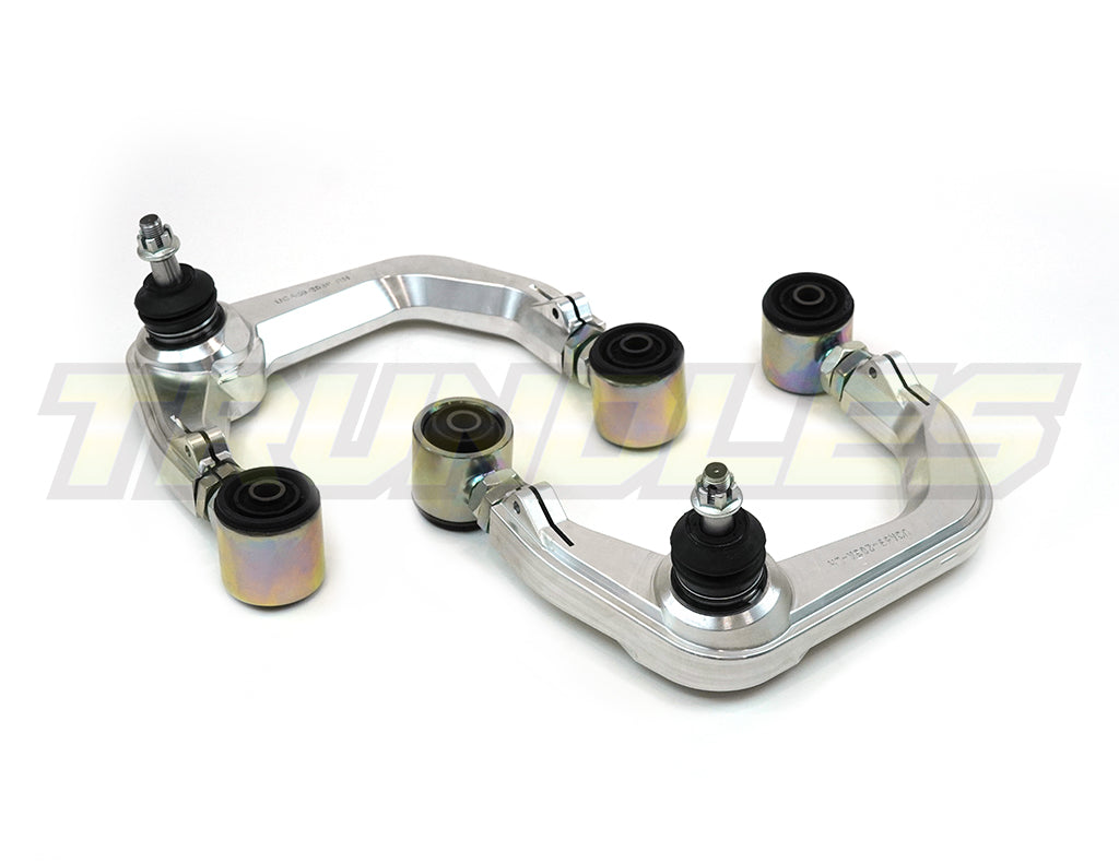 Dobinsons Front Adjustable Billet Upper Control Arm Kit to suit Toyota Hilux N70/N80 2005-Onwards