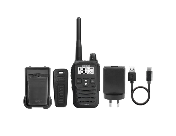 Uniden UH825 80 Channel 2 Watt UHF Handheld 2-Way Radio