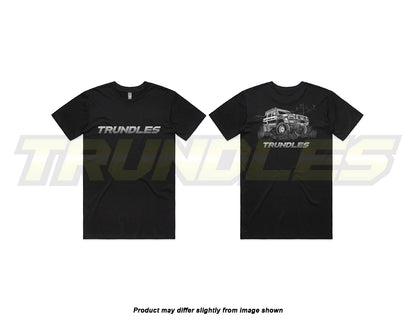 Trundles 76 Series Landcruiser Black & White T-Shirt