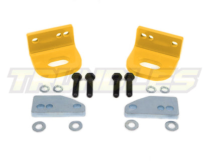 Trundles Heavy Duty Yellow Tow Point (Pair) to suit Nissan Navara D21/D22 1997-2008