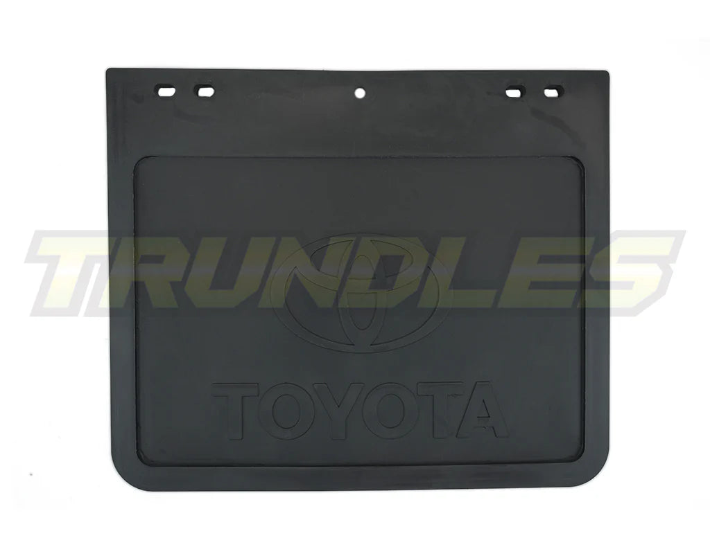 Genuine Alloy Tray Mudflaps (Pair) to suit Toyota Hilux N70 2WD 2005-2015
