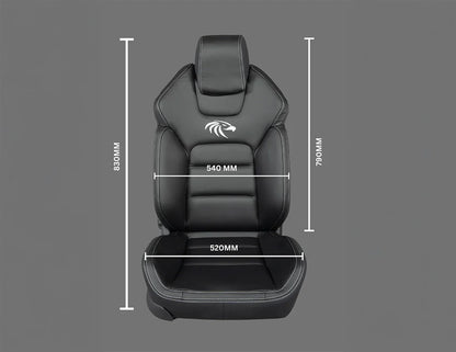 Huracan Black Leather Premium Touring Seats
