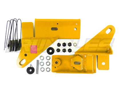Trundles Heavy Duty Yellow Tow Point (Pair) to suit Ford Ranger PX1/2/3 & Mazda BT-50 Series II 2011-2022