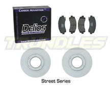 Delios Slip-On Front Brake Upgrade Kit to suit Holden Colorado RG 2016-Onwards