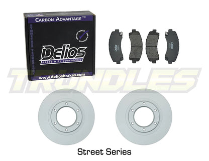 Delios Slip-On Front Brake Upgrade Kit to suit Holden Colorado RG 2016-Onwards
