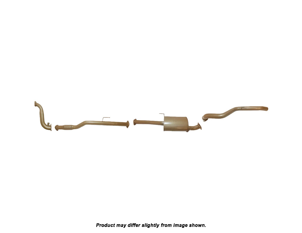 King Brown Turbo Back Exhaust System (no Cat) to suit Holden Colorado RG Series 1 2012-2016