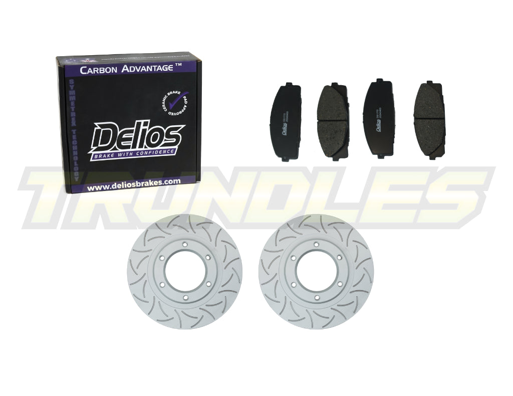 Delios Front Brake Upgrade Kit to suit Toyota Hiace H200 2005-2015