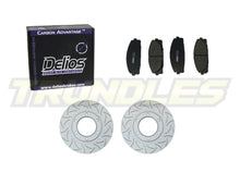 Delios Front Brake Upgrade Kit to suit Toyota Hiace H200 2005-2015