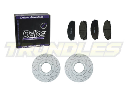 Delios Front Brake Upgrade Kit to suit Toyota Hiace H200 2005-2015