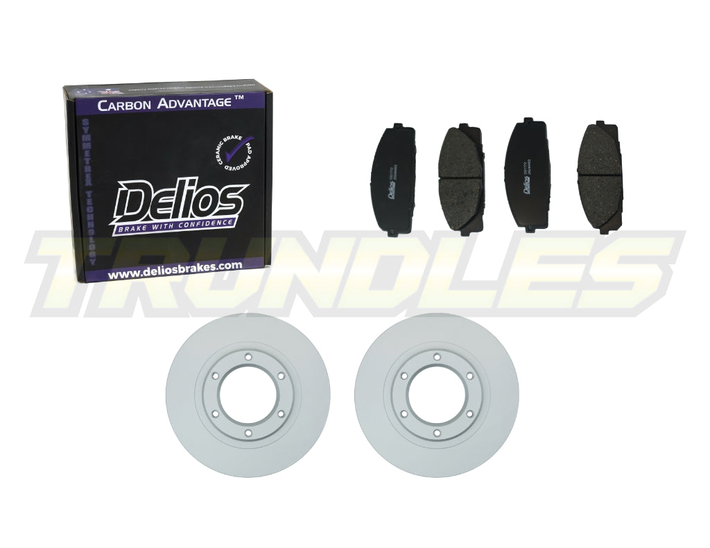 Delios Front Brake Upgrade Kit to suit Toyota Hiace H200 2005-2015