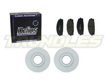 Delios Front Brake Upgrade Kit to suit Toyota Hiace H200 2005-2015