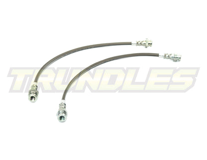 Trundles Extended Braided Brake Hose Kit to suit Isuzu MU-X 2012-2020