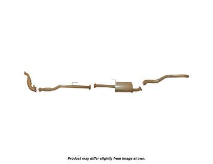 King Brown Turbo Back Exhaust System (with Cat) to suit Holden Colorado RG Series 1 2012-2016