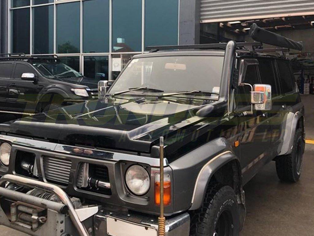 4" Stainless Snorkel to suit GQ Patrol - (Bonnet Exit) - Trundles Automotive