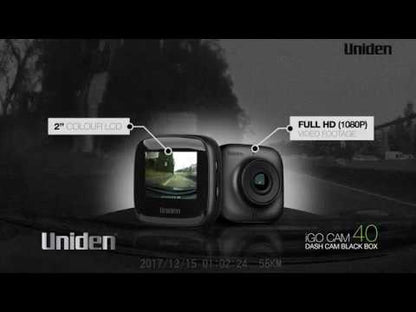 Uniden iGO CAM 40 In-Vehicle Dash Cam