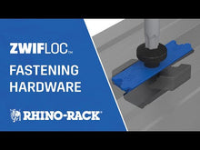 Rhino Rack Universal Zwifloc M6 Channel Nuts - 8 Pack