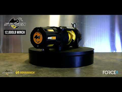 Novawinch Stinger+12,000lb Electric Winch with Wireless Remote