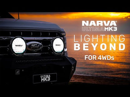 Narva 7" Ultima MK3 Hybrid Beam 180 LED  Driving Lights Kit