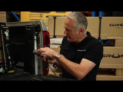 Grunt 4x4 Tailgate Stainless Steel Easy Up Down Strut System to suitFord Ranger PX/PX2/PX3 2012-2020