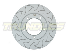 Delios Promek (Slotted Rotor) Front Brake Rotor to suit Toyota Landcruiser 76/78/79 Series 1999-Onwards (322mm)