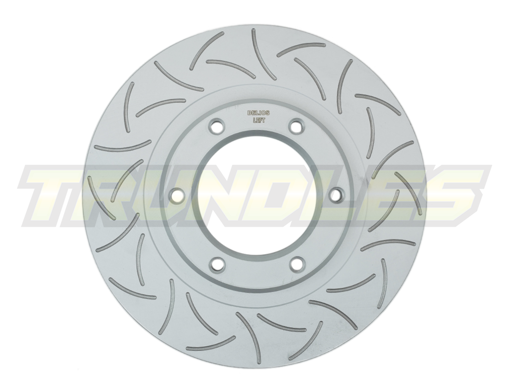 Delios Promek (Slotted Rotor) Front Brake Rotor to suit Toyota Hilux Surf / 4Runner 1989-1997 (291 OD) (PAIR)