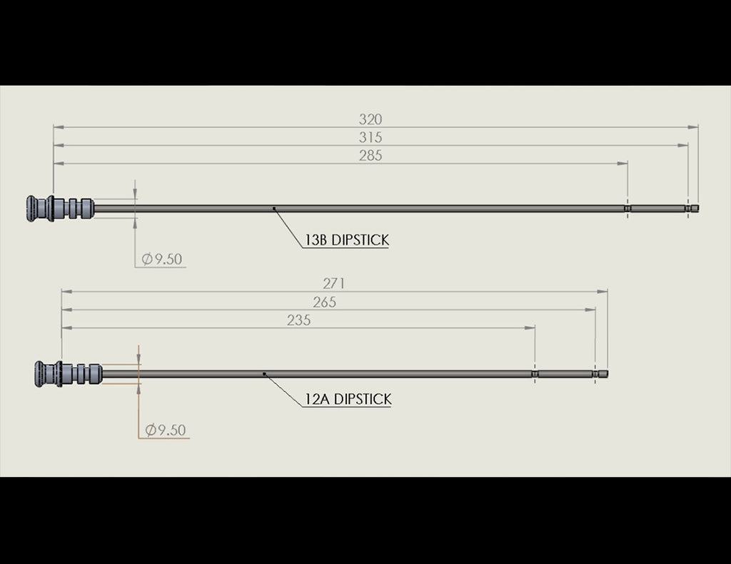 Mazda 12A / 13B Billet Dipstick