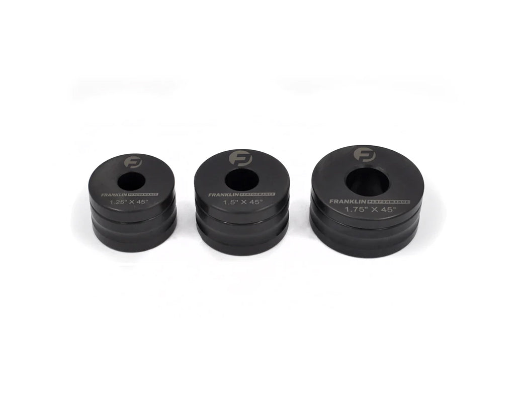 3-Piece Medium Dimple Die Set - 1.25" to 1.75"