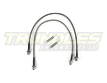 Front Dual Braided Brake Line for Toyota Hilux LN106 1979-1997 - Trundles Automotive