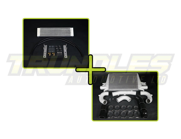 HPD Intercooler and Trans Cooler Combo Kit to suit Toyota Hilux N80 1GD-FTV 2015-2020