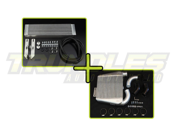 HPD Intercooler Upgrade and Trans Cooler Combo Kit to suit 100 Series Landcruiser 1HDFTE 1998-2007