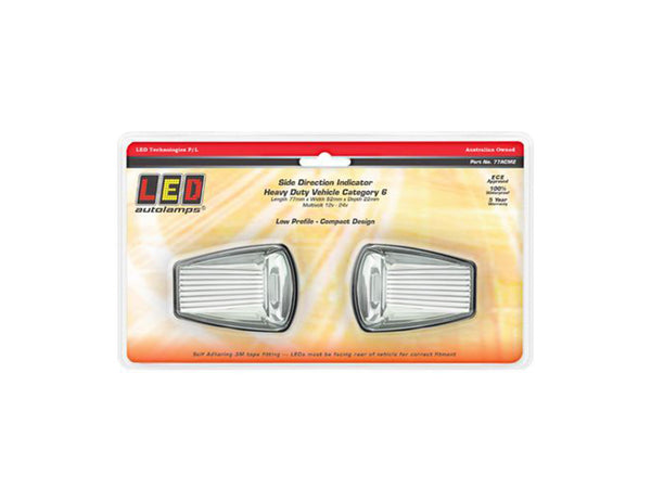 LED CAT6 Side Indicator Twin Pack (Clear Lens)