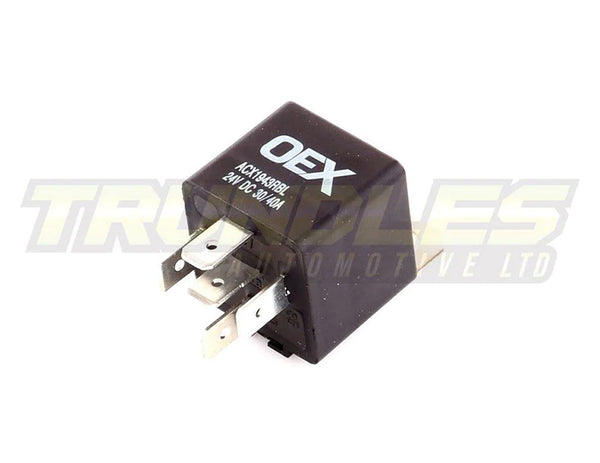 Mini Relay 24V Change Over 15/20A - Resistor Protected