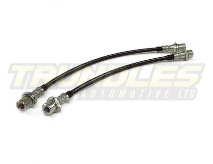Front Extended Brake Hose Kit for Toyota Landcruiser 70 Series 1999-Onwards - Trundles Automotive