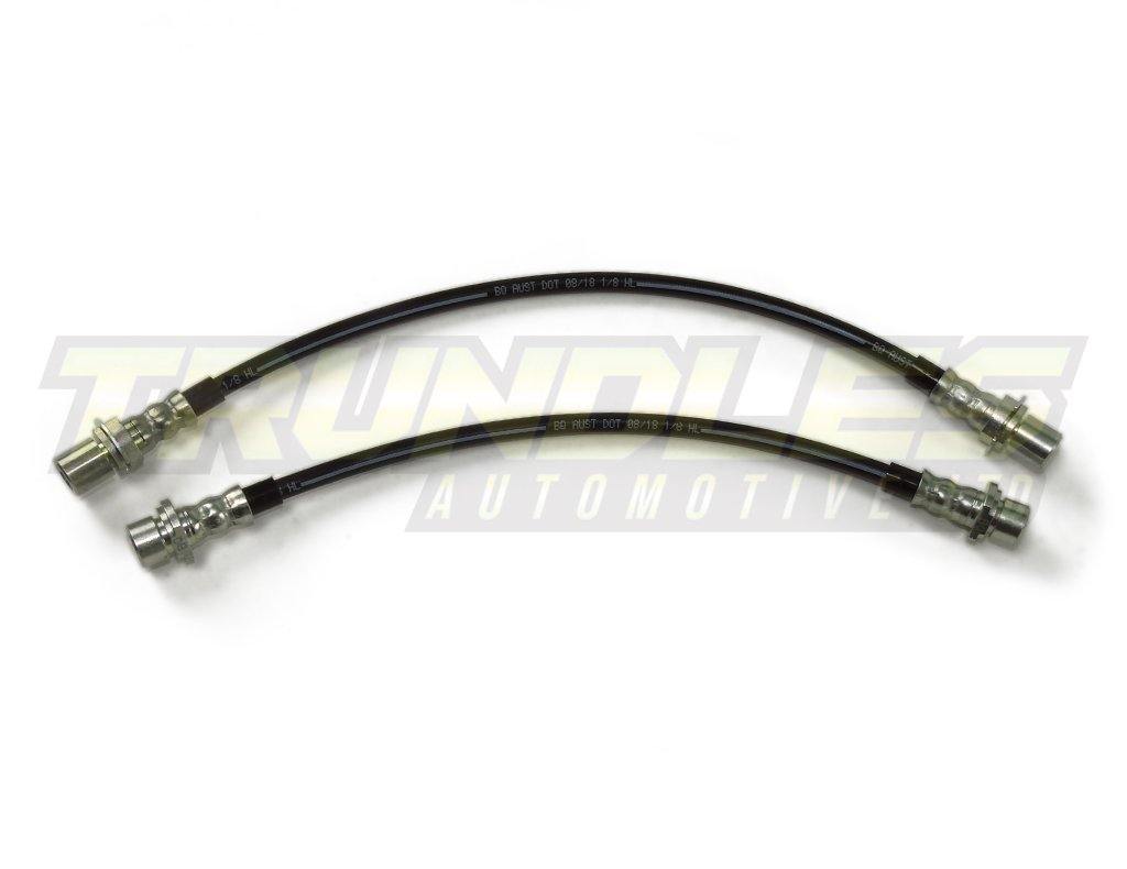 Front Extended Brake Hose Kit for Toyota Landcruiser 70 Series 1999-Onwards - Trundles Automotive