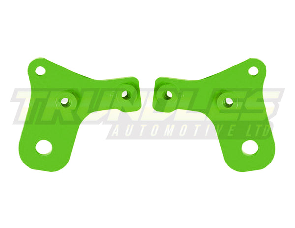 Trundles Heavy Duty Green Tow Point (Pair) to suit Toyota Landcruiser 70 Series 1999-Onwards