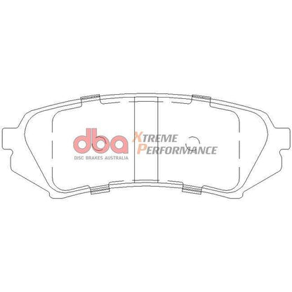 DBA XP Rear Brake Pads - Toyota Landcruiser 100 Series - Trundles Automotive