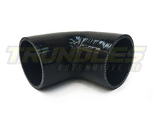 3" 90 Degree Silicone Elbow Joiner - Black