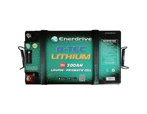 Enerdrive B-TEC 12V 300Ah G2 Lithium Battery