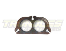 Coby Universal 3 Bolt Twin Exhaust Flange - Trundles Automotive