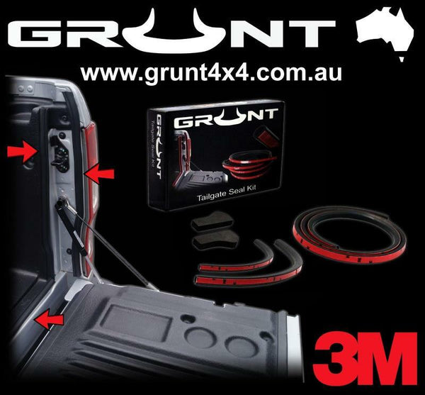 Grunt 4x4 Tailgate Seal Kit to suit Ford Ranger PX1/2/3 with Tub Liner 2011-2022