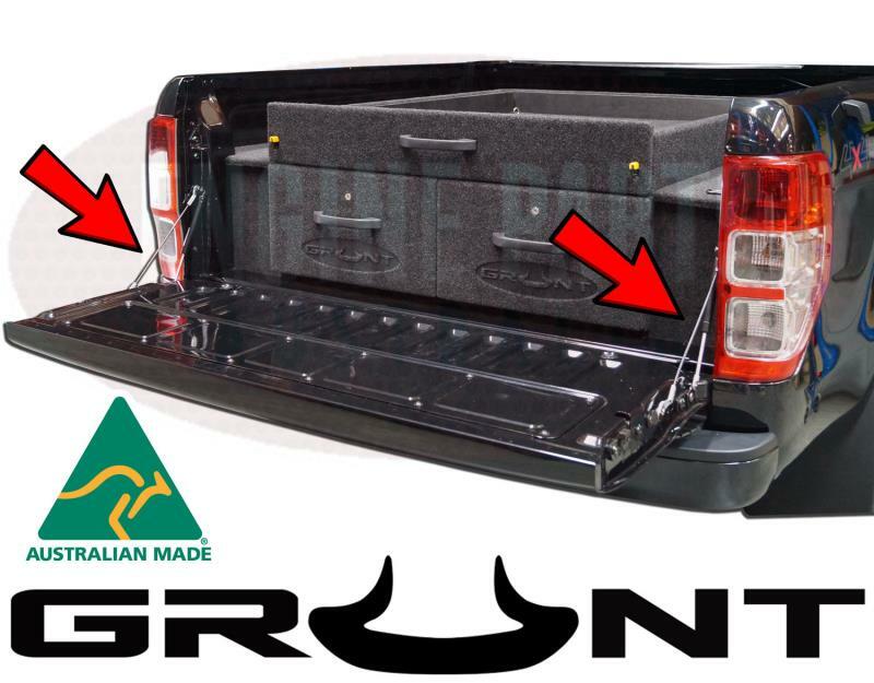 Grunt 4x4 Up/Down Tailgate Strut Assist System to suit Isuzu D-Max 2012-2020