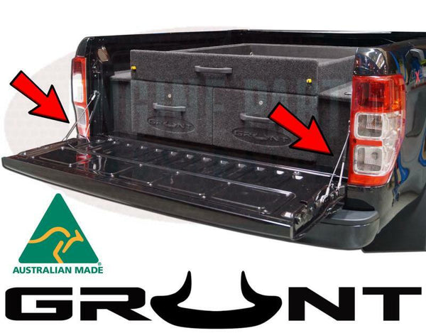 Grunt 4x4 EZI-UP/DOWN Tailgate Strut Assist System to suit Isuzu D-Max 2020-Onwards