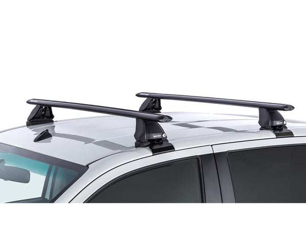 Rhino Rack Vortex 2500 Black 2 Bar Roof Rack to suit Toyota Hilux N80 2015-Onwards