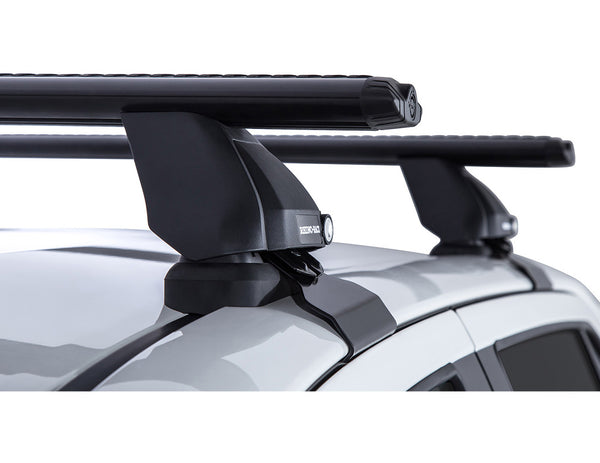 Rhino Rack Vortex 2500 Black 2 Bar Roof Rack to suit Toyota Hilux N80 2015-Onwards